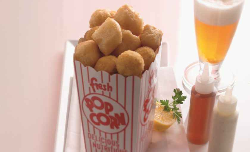 Fish 'n Chips popcorn op de Celebrity Silhouette